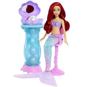 Imagine Papusa Disney Princess - Ariel, cu masuta de machiaj cu surprize
