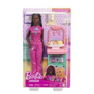 Imagine Set de joaca Barbie You can be - Barbie Pediatru, bruneta