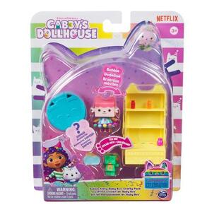 Imagine Set de joaca Gabby's Dollhouse - Bobble Kitty, Bebe Cutiuta si Camera Mestesugurilor