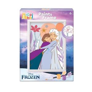 Imagine Set pentru desen HappiHobbi - Picteaza & Inrameaza, Disney Frozen