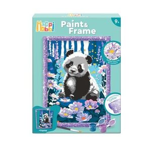 Imagine Set pentru desen HappiHobbi - Picteaza & Inrameaza, Panda visător