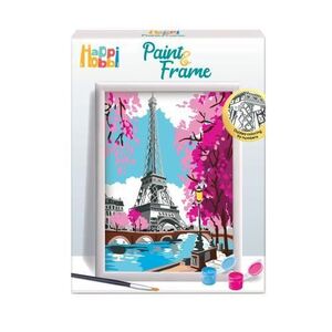 Imagine Set pentru desen HappiHobbi - Picteaza & Inrameaza, Spring in Paris