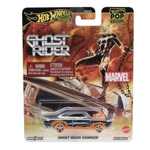 Imagine Masinuta Hot Wheels Premium - Real Riders Pop Culture, Ghost Rider
