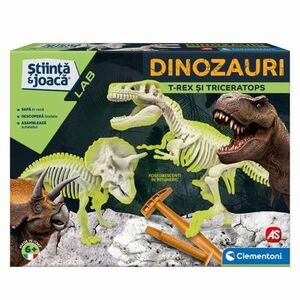 Imagine Kit stiintific - Dinozauri T-Rex & Triceratops