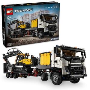 Imagine LEGO® Technic - Camionul FMX si excavatorul electric EC230 de la Volvo 42175, 2274 piese