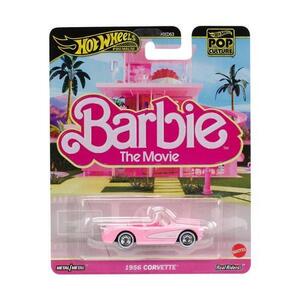 Imagine Masinuta 1956 Corvette - Barbie The Movie, Scara 1: 64 (Roz)