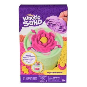 Imagine Nisip kinetic Kinetic Sand - Squish Blossom, 227 g