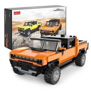 Imagine Masinuta construibila Hummer EV, 1: 30, (Portocaliu)