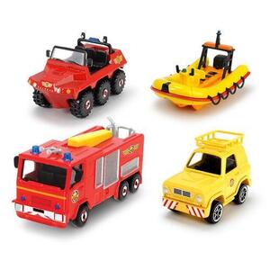 Imagine Set masinute Fireman Sam, 4 piese