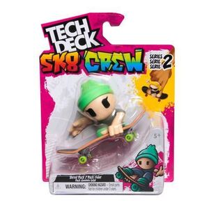 Imagine Set de joaca Tech Deck Sk8 Crew Series 2 - Placa si figurina (Verde)