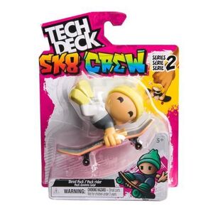 Imagine Set de joaca Tech Deck Sk8 Crew Series 2 - Placa si figurina (Galben)