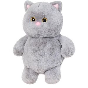 Imagine Pisica de plus, 35cm (Gri)