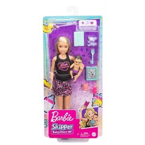 Imagine Papusa Barbie Skipper First Job Babysitter Blonda