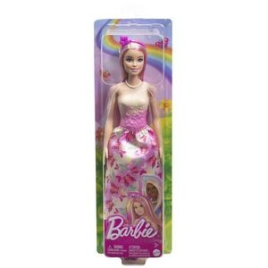 Imagine Papusa Barbie cu parul blond si roz, 32cm