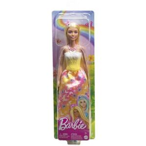 Imagine Papusa Mattel Barbie cu parul blond si galben