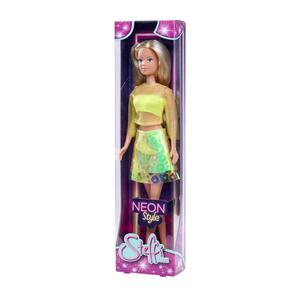 Imagine Papusa Steffi Love Neon Style, 33cm, Galben