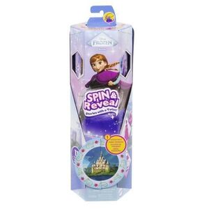 Imagine Papusa Disney Frozen Spin And Reveal Anna cu evantai