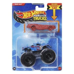Imagine Set masinute Hot Wheels Monster Truck si Race Age (Multicolor)