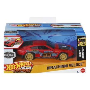 Imagine Masinuta metalica, sistem pull back Dimachinni Veloce, scara 1: 43 (Rosu)
