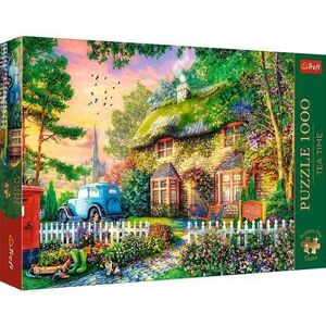 Imagine Puzzle Trefl - Tea Time Casuta Stoney Lane, 1000 piese