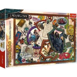 Imagine Puzzle Trefl - Cum sa-ti dresezi dragonul, 1000 piese