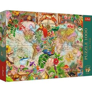 Imagine Puzzle Trefl - Harta antica a lumii, 1000 piese