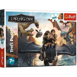 Imagine Puzzle pentru copii Trefl din 200 piese- Fara dinti si prieteni