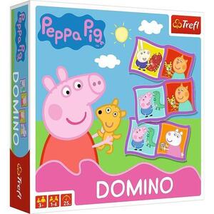 Imagine Joc domino Trefl - Peppa Pig, 28 piese