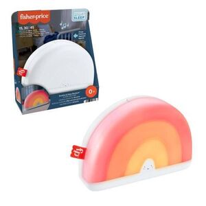 Imagine Lampa de veghe Fisher Price - Curcubeu, sunete linistitoare