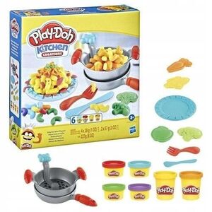 Imagine Set pasta modelabila Play-Doh Kitchen Creations, 6 culori, ustensile de bucatarie, 227g