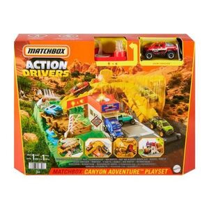 Imagine Set de joaca - Matchbox Action Drivers - Canyon Adventure Playset - Matchbox Action Drivers - Mattel