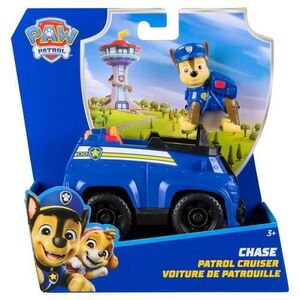 Imagine Set joaca - Patrula Catelusilor - Vehicul Patrol Cruiser si figurina Chase - Paw Patrol - Spin Master
