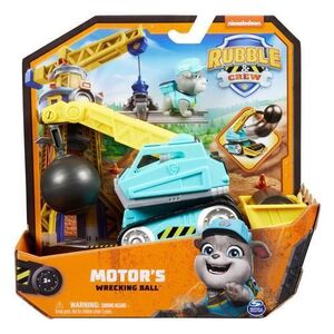 Imagine Patrula Catelusilor Rubble And Crew Motor Si Tractorul Cu Bila De Demolare