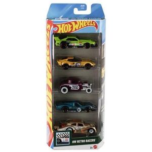 Imagine Set 5 Masini Hot Wheels Hw Retro Racers