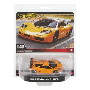 Imagine HOT WHEELS PREMIUM REAL RIDERS MASINUTA METALICA MCLAREN F1 GTR 1995 SCARA 1: 43