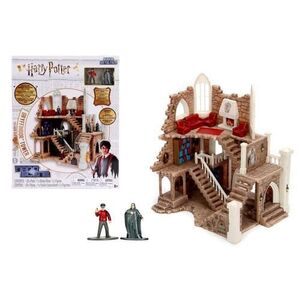 Imagine Jada Toys Harry Potter Gryffindor Tower Playset + 2 Metal Figurines, 4 Cm