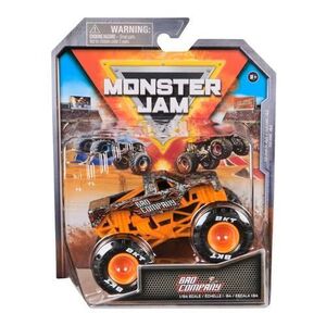 Imagine Masinuta Monster Jam - Bad Company, scara 1 la 64 (Portocaliu)