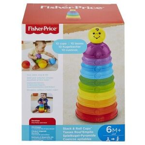 Imagine Jucarie interactiva pentru bebelusi Piramida Cupelor, 6 luni+, Fisher Price