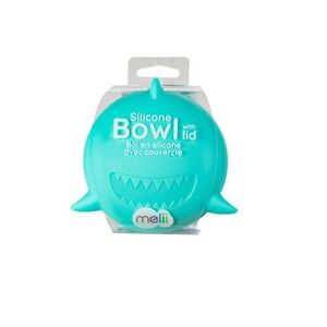 Imagine Bol din silicon cu capac Melii - Shark, 350 ml