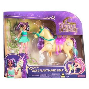 Imagine Set papusa Ava si unicornul Leaf (Multicolor)