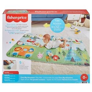 Imagine Covoras de joaca - Extra big aventures 150 cm - Fisher Price - Infant - Fisher-Price