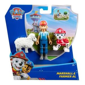 Imagine Patrula Catelusilor Set 3 Figurine Marshall Si Fermierul Al