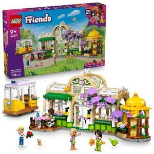 Imagine LEGO® Friends - Cafenea cu multe plante si florarie 42671, 1138 piese