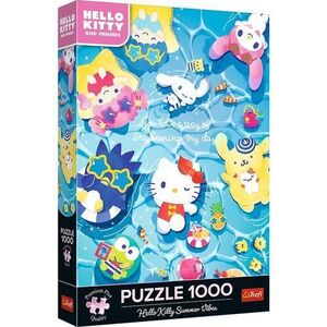 Imagine Puzzle Trefl din 1000 piese - Hello Kitty: Emoții de vară