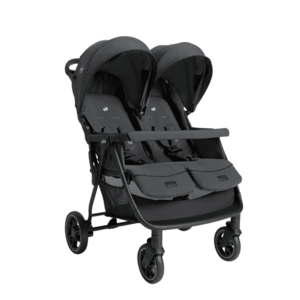 Imagine Carucior de gemeni Joie Estrella Ebony, 0 - 22kg, pliabil, Negru