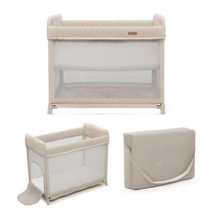 Imagine Patut pliabil cu 2 niveluri KinderKraft Moon Dream, Bej