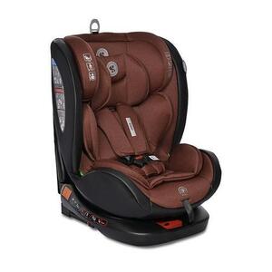 Imagine Scaun auto pentru copii Lorelli Ares, Isofix, i-Size, rotativ 360 grade, 40-150 cm, 0 luni-12 ani, Negru/Maro