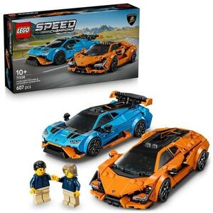 Imagine LEGO® Speed Champions - Lamborghini Revuelto si Huracán STO 77238, 607 piese