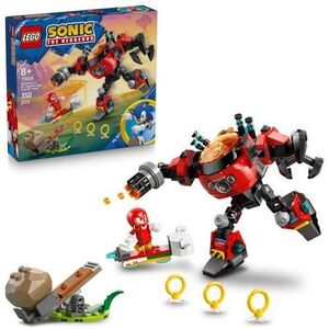 Imagine LEGO® Sonic - Knuckles vs. Dr. Eggman si robotul Egg Crusher 77005, 350 piese