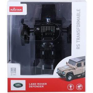 Imagine Masinuta diecast Rastar Transformable RS, Land Rover Defender, negru, 1: 32